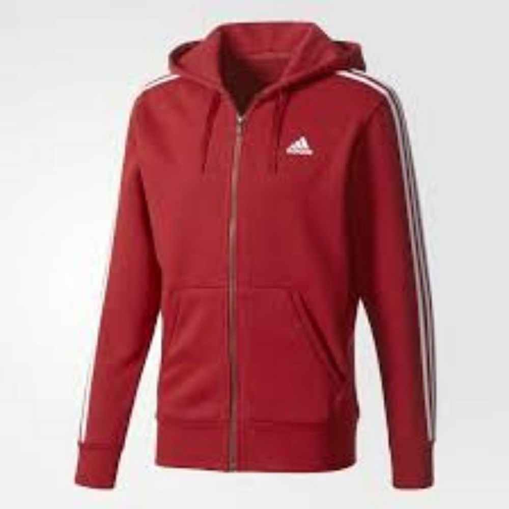 3-STRIPES FLEECE HOODIE CD8728 - Picture 4 of 8